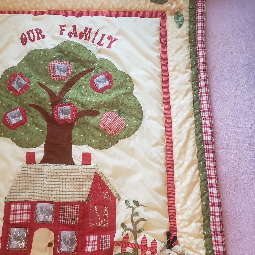 Apple Blossom Photo Crib Blanket Our Family Tree 50